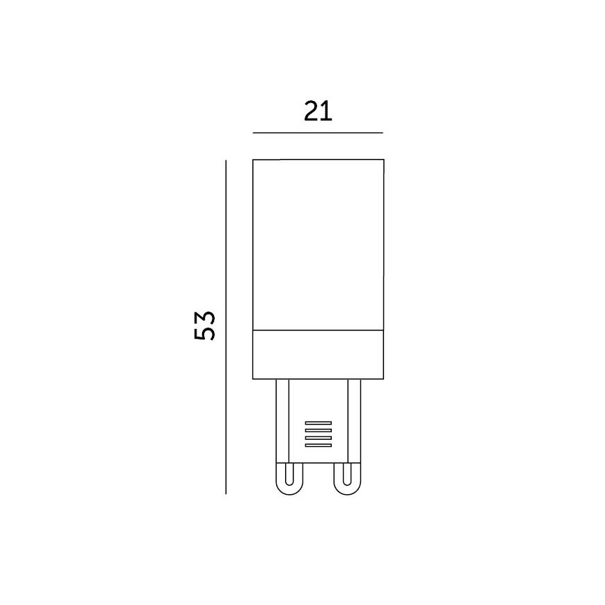LED Żarówka G9/3W/230V 3000K 100°