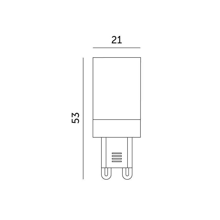 LED Żarówka G9/3W/230V 4000K 100°