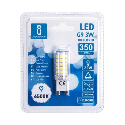 LED Żarówka G9/3W/230V 6500K - Aigostar