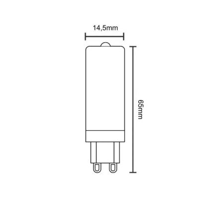 LED Żarówka G9/4W/230V 2800K