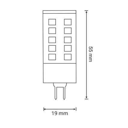 LED Żarówka G9/4W/230V 3000K