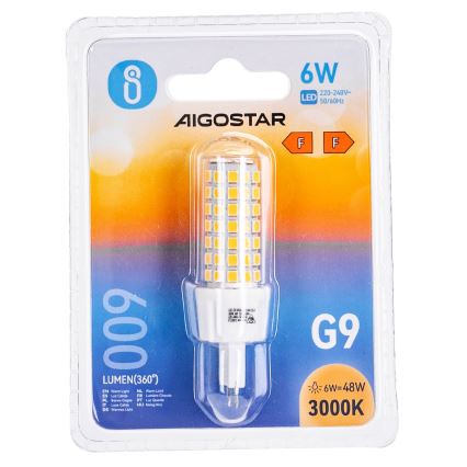 LED Żarówka G9/6W/230V 3000K - Aigostar