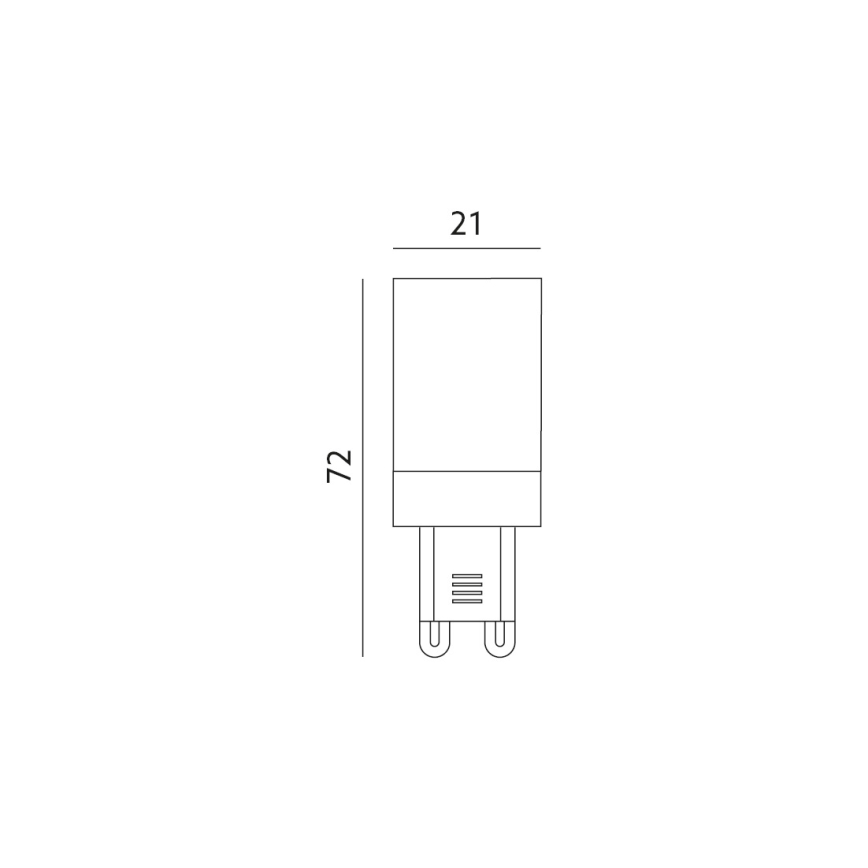 LED Żarówka G9/6W/230V 3000K