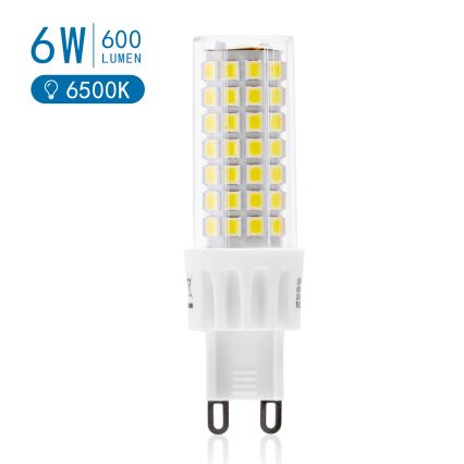 LED Żarówka G9/6W/230V 6500K - Aigostar