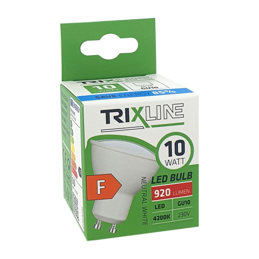 LED Żarówka GU10/10W/230V 4200K