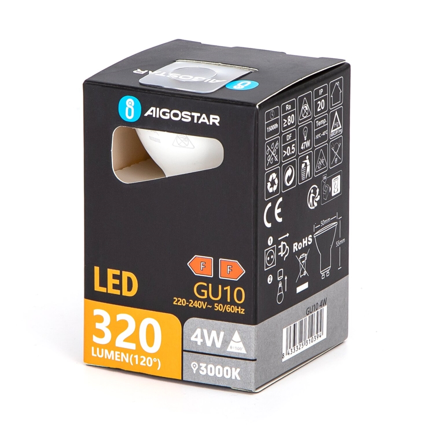 LED Żarówka GU10/4W/230V 3000K - Aigostar
