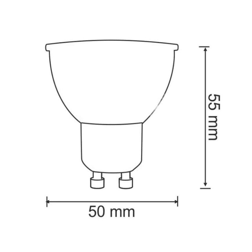 LED Żarówka GU10/7W/230V 3000K