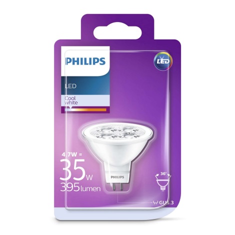 LED Żarówka GU5,3/MR16/4,7W/12V - Philips