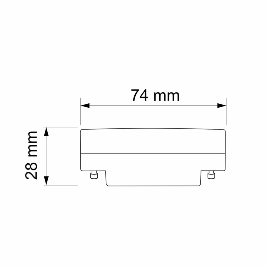 LED Żarówka GX53/8W/230V 4000K