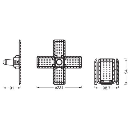 LED Żarówka HIGHBAY E27/23W/230V 4000K - Ledvance