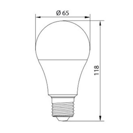 LED Żarówka LEDSTAR A65 E27/15W/230V 3000K