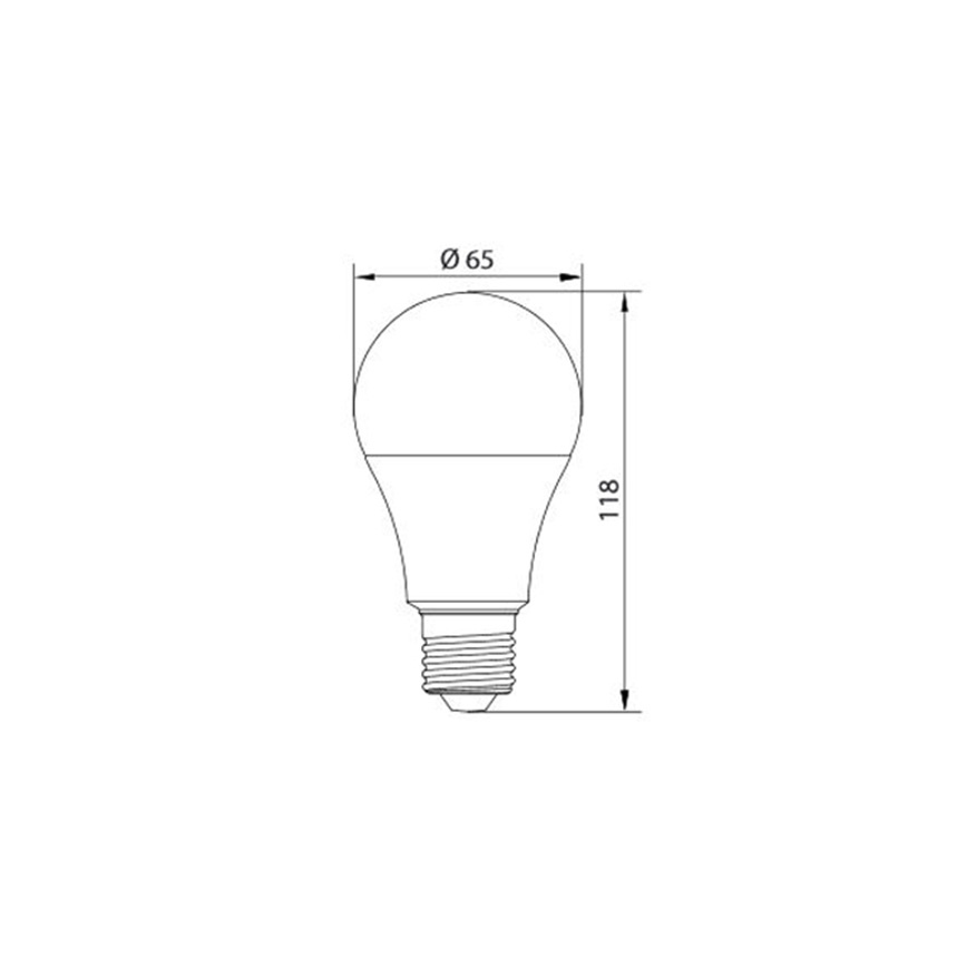 LED Żarówka LEDSTAR A65 E27/15W/230V 3000K