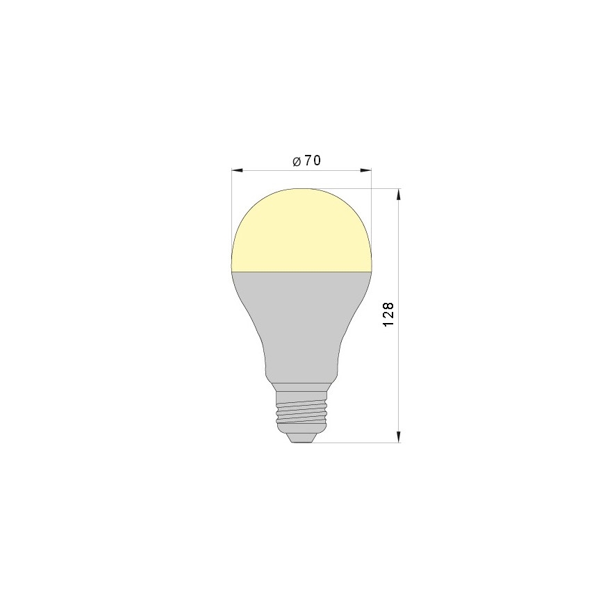 LED Żarówka LEDSTAR A70 E27/18W/230V 3000K