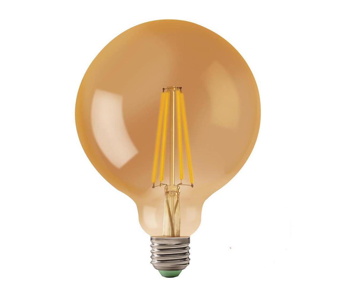 LED Żarówka LEDSTAR AMBER G125 E27/8W/230V 2200K