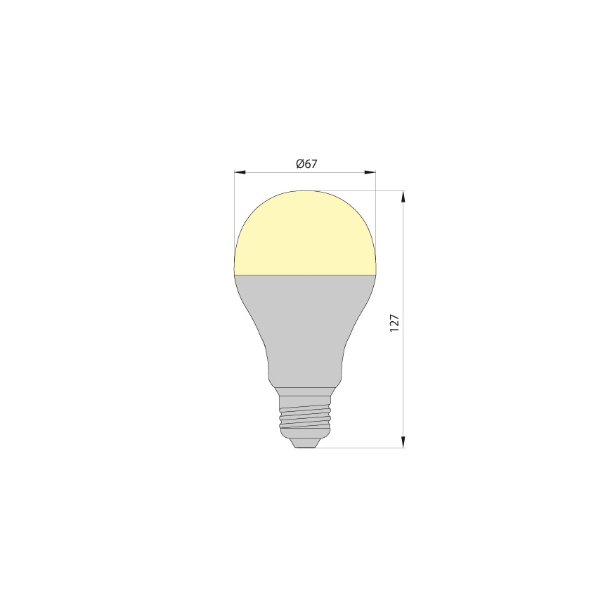 LED Żarówka LEDSTAR ECO E27/12W/230V