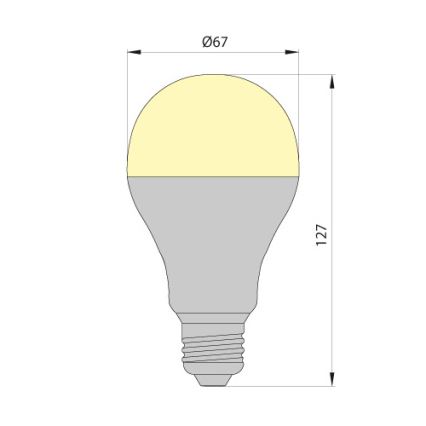 LED Żarówka LEDSTAR ECO E27/12W/230V