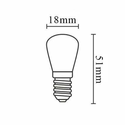 LED Żarówka MINI E14/3,5W/230V 4000K