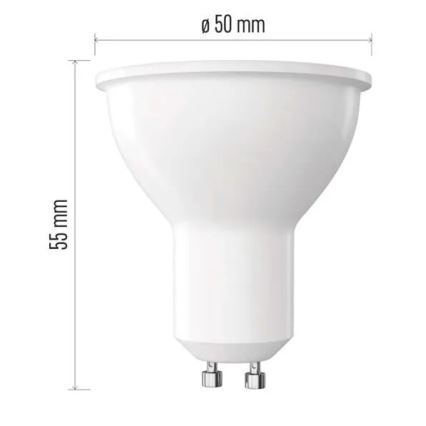 LED Żarówka MR16 GU10/3W/230V 4000K Klasa energetyczna A
