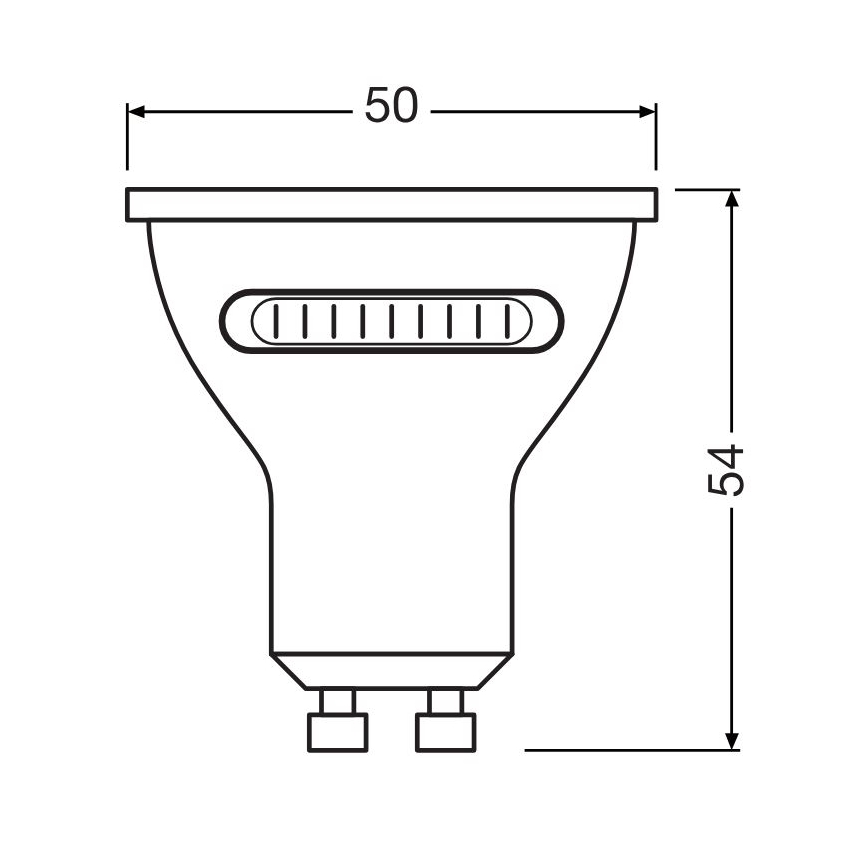LED Żarówka PAR16 GU10/4,2W/230V 2700/4000/6500K 36° - Osram