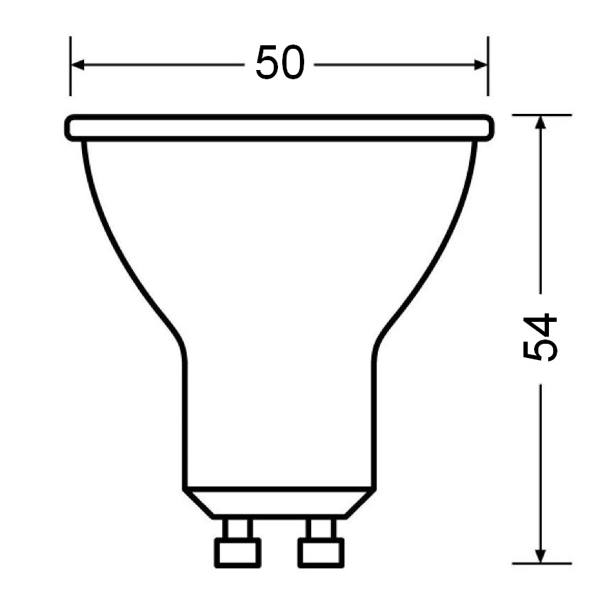 LED Żarówka PAR16 GU10/6,9W/230V 4000K