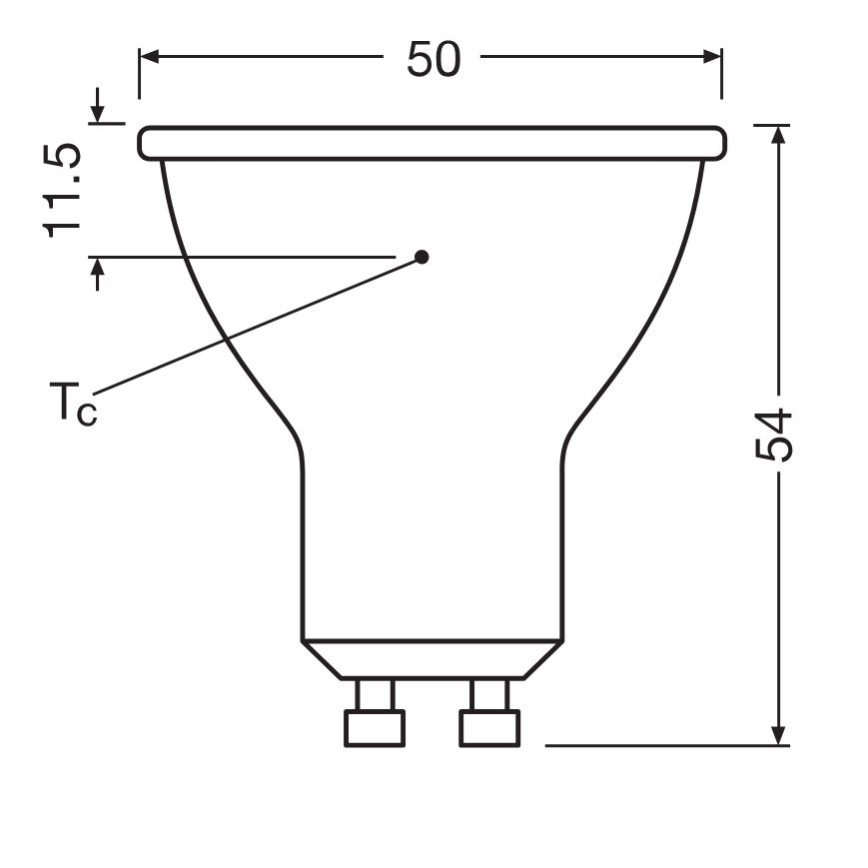 LED Żarówka PAR16 GU10/6,9W/230V 6500K - Osram