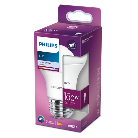 LED Żarówka Philips A60 E27/12,5W/230V 4000K