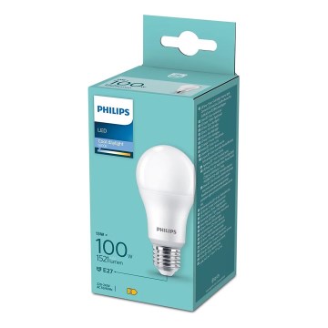 LED Żarówka Philips A60 E27/13W/230V 6500K
