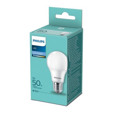LED Żarówka Philips A60 E27/7W/230V 6500K
