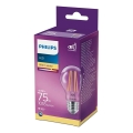 LED Żarówka Philips A60 E27/8,5W/230V 2700K