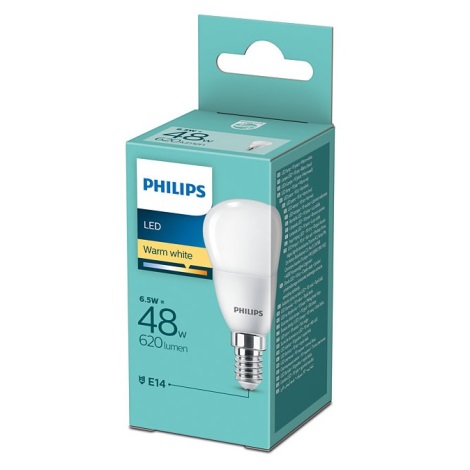 LED Żarówka Philips E14/6,5W/230V 2700K