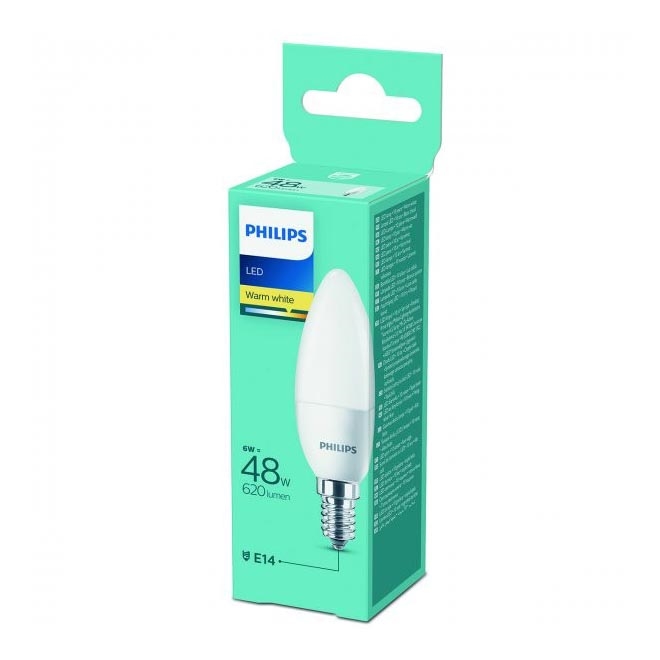 LED Żarówka Philips E14/6W/230V 2700K