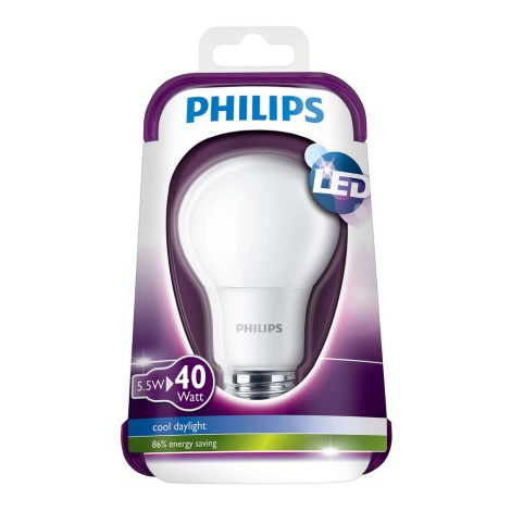 LED żarówka Philips E27/5,5W/230V 6000K