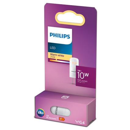 LED Żarówka Philips G4/1W/12V 2700K