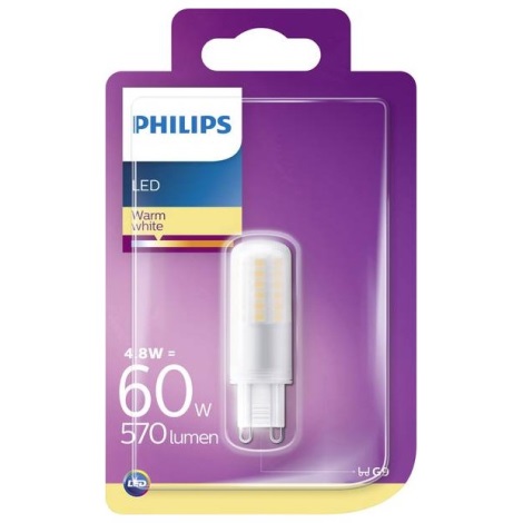 LED Żarówka Philips G9/4,8W/230V 2700K