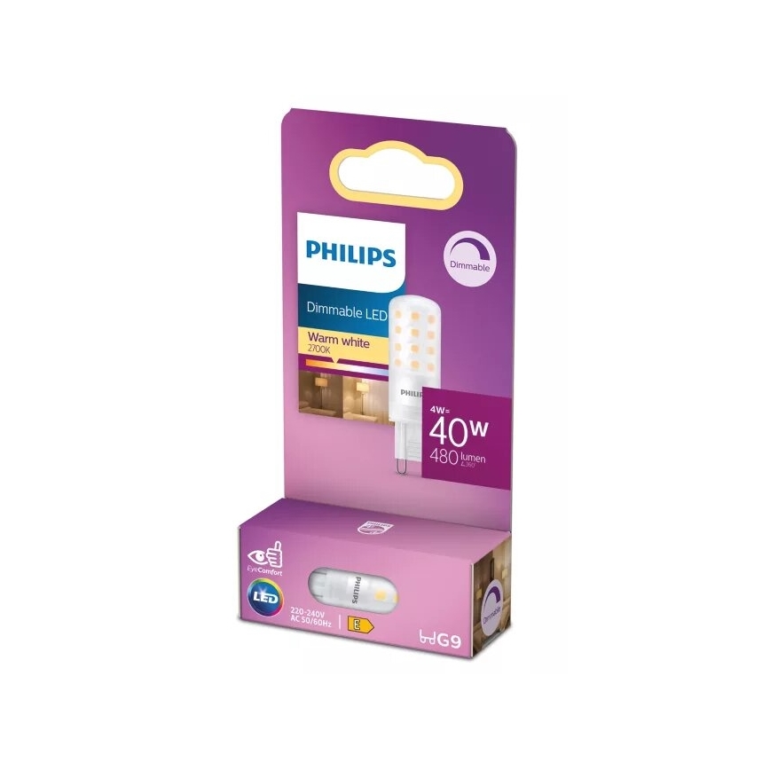 LED Żarówka Philips G9/4W/230V 2700K
