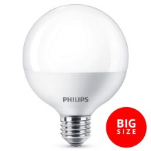 LED Żarówka Philips G95 E27/8,5W/230V 6500K