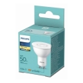 LED Żarówka Philips GU10/4,7W/230V 2700K