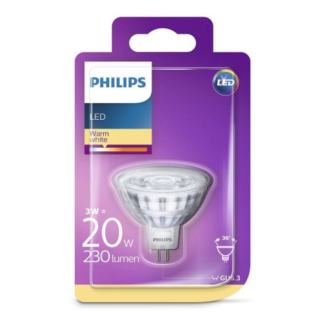 LED Żarówka Philips GU5,3/3W/12V 2700K