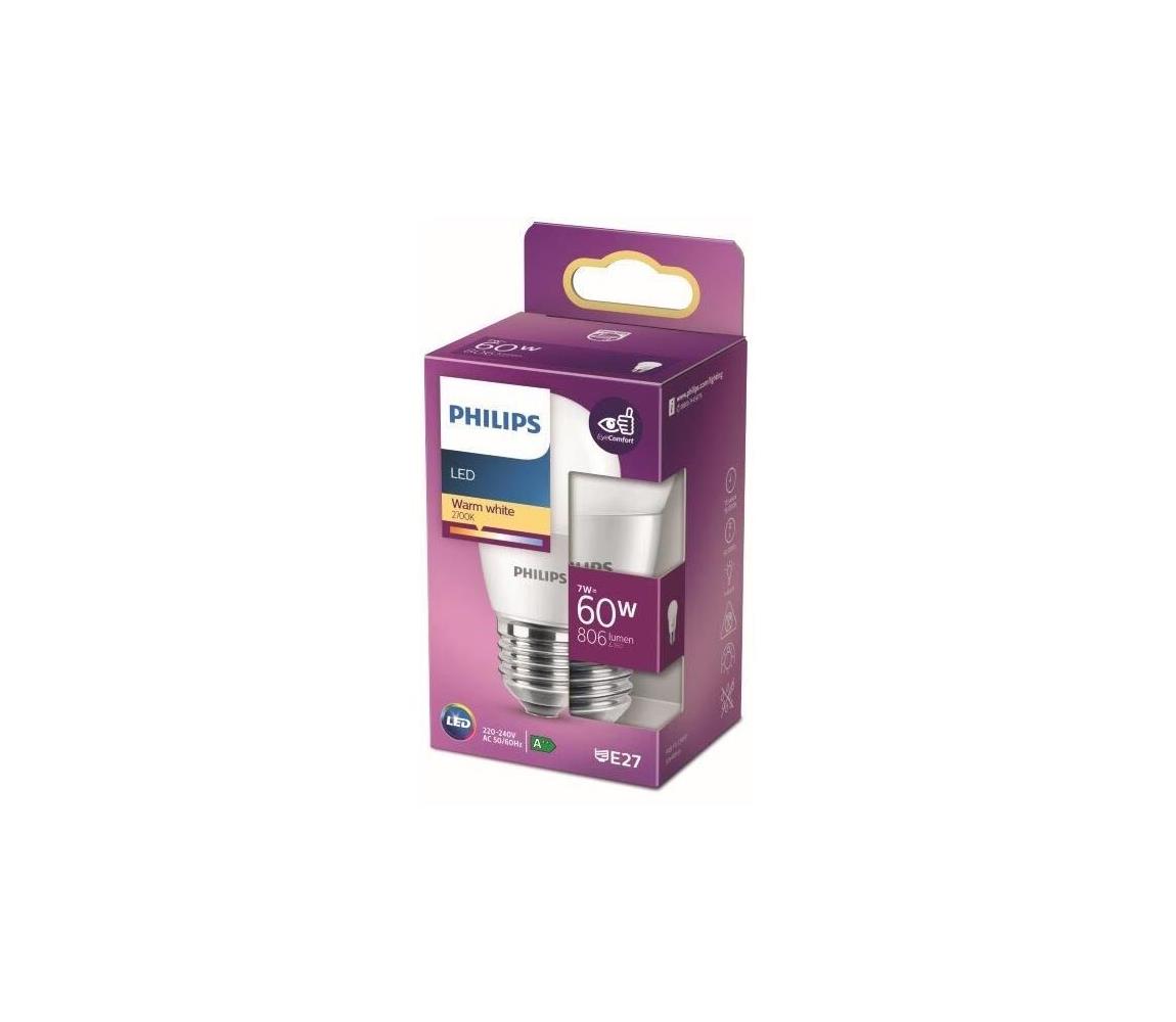 LED Żarówka Philips P48 E27/7W/230V 2700K