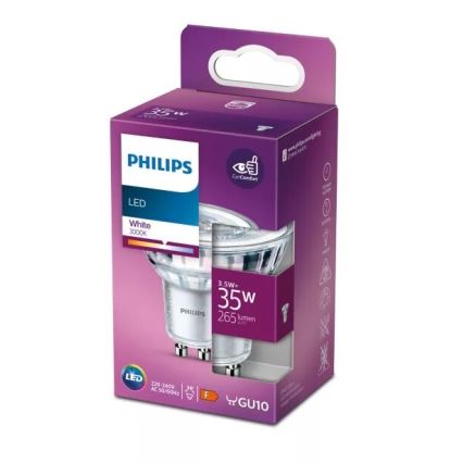 LED Żarówka Philips PAR16 GU10/3,5W/230V 3000K