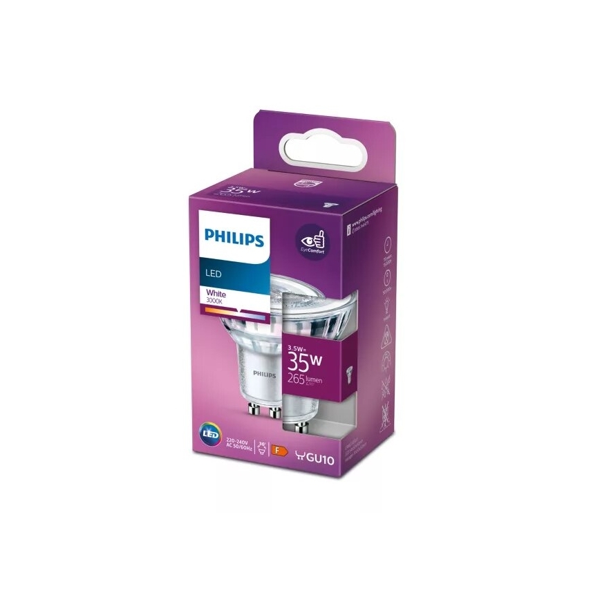 LED Żarówka Philips PAR16 GU10/3,5W/230V 3000K