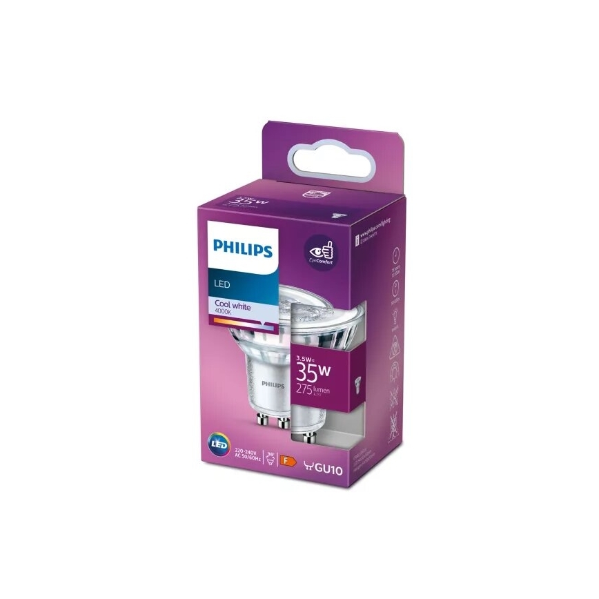LED Żarówka Philips PAR16 GU10/3,5W/230V 4000K