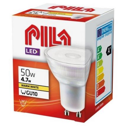 LED Żarówka Philips Pila PAR16 GU10/4,7W/230V 2700K