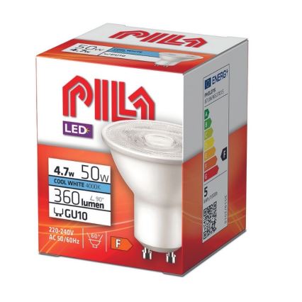 LED Żarówka Philips Pila PAR16 GU10/4,7W/230V 4000K
