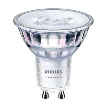 LED Żarówka Philips SCENE SWITCH GU10/5W/230V 2700K/4000K