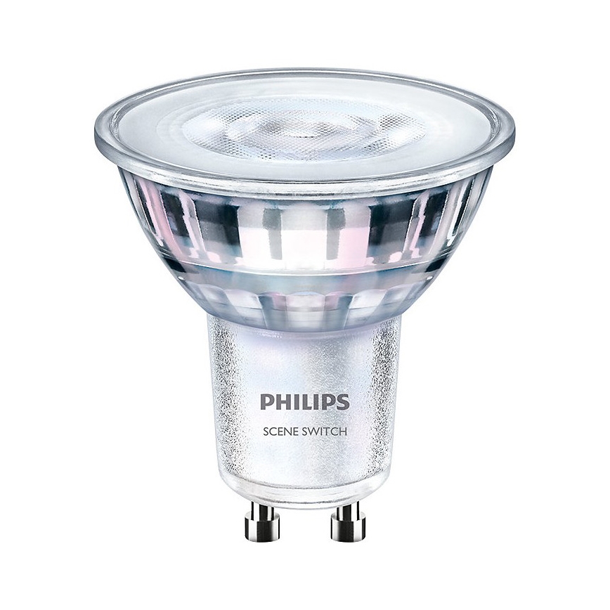LED Żarówka Philips SCENE SWITCH GU10/5W/230V 2700K/4000K