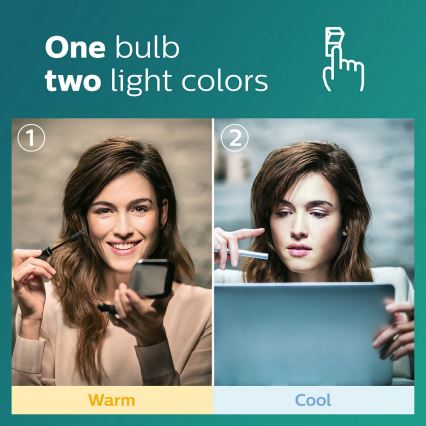 LED Żarówka Philips SCENE SWITCH GU10/5W/230V 2700K/4000K