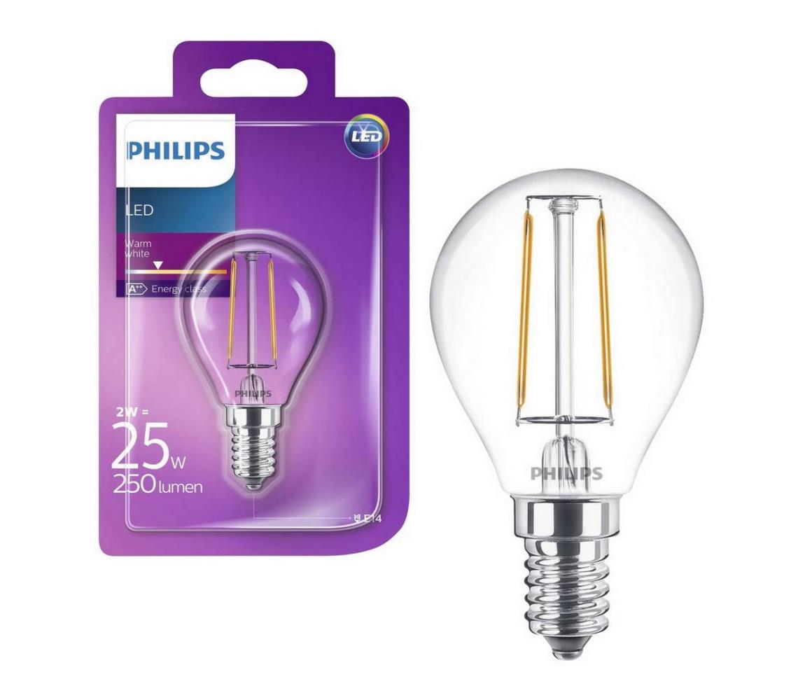 LED Żarówka Philips VINTAGE E14/2W/230V 2700K
