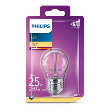 LED Żarówka Philips VINTAGE E27/2W/230V 2700K