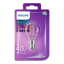 LED Żarówka Philips VINTAGE P45 E14/4W/230V 2700K